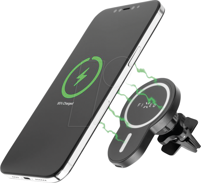 KFZ FIXMCLI-BK - KFZ - Smartphone-Halter, Qi-Lader, Magsafe,