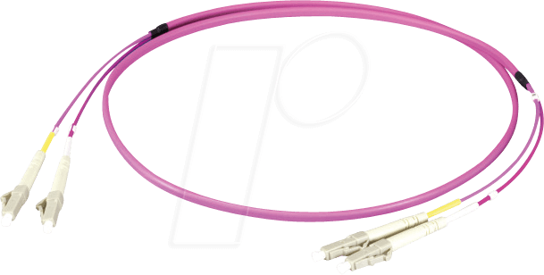 Thumbnail - O0319FT.3 - Duplex Jumper LC-LC OM4, Flat Twin 3 m