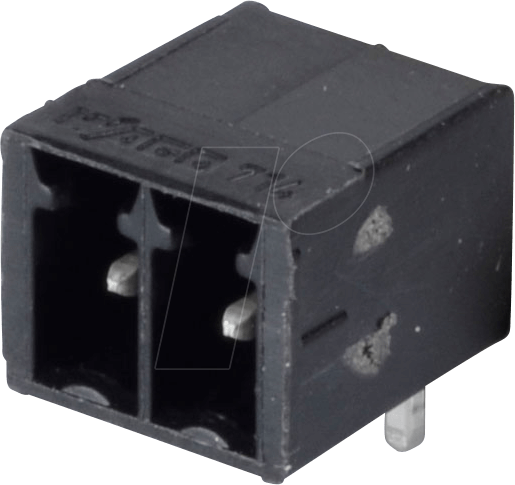 WAGO 714-162 - Stiftleiste, RM 3,5 mm, 2-pol, gewinkelt