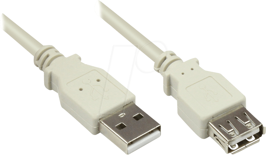 GC 2511-OF3 - USB 2.0 Kabel, A Stecker auf A Buchse, 3 m