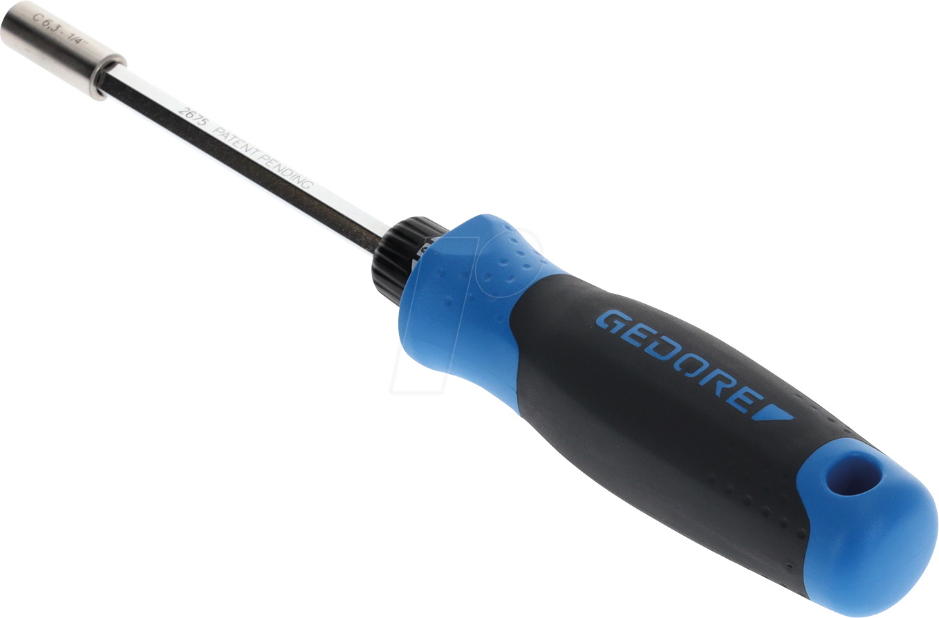 GEDO 2675 - Knarren-Schraubendreher SilentGEAR, 1/4''