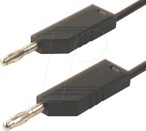 MLN 25-2 SW - Messleitung, 2,5 mm², 0,25 m, schwarz