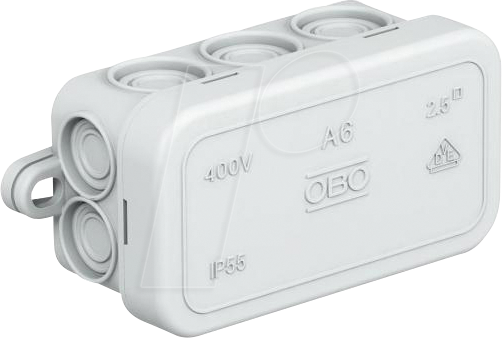 OBO 2000001 - Kabelabzweigkasten A 6, lichtgrau