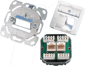 TG J00020A0395 - Anschlussdose AMJ45 ohne Zentralplatte