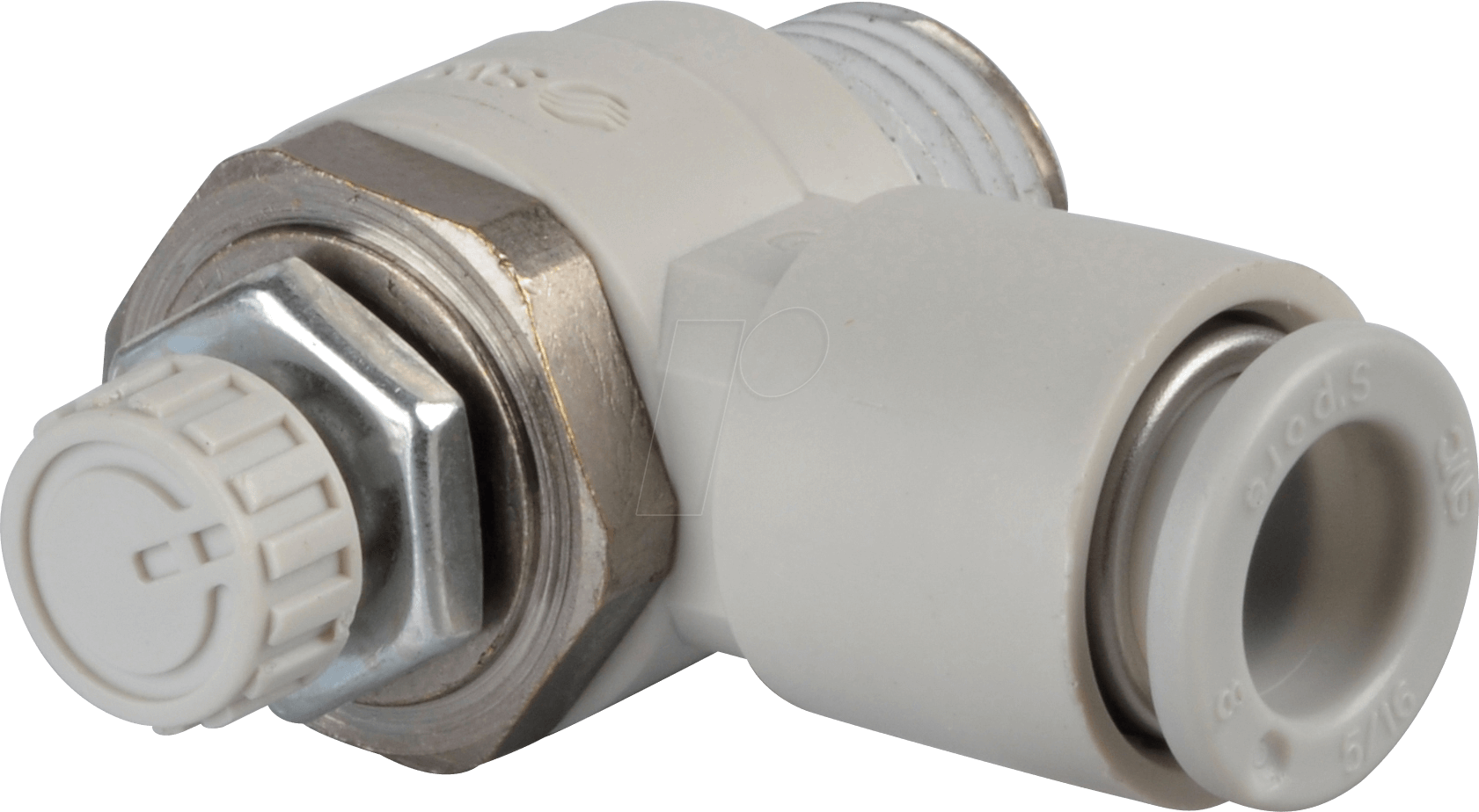 AS2201F-02-08S - Drosselrückschlagventil, gewinkelt, R1/4  8 mm