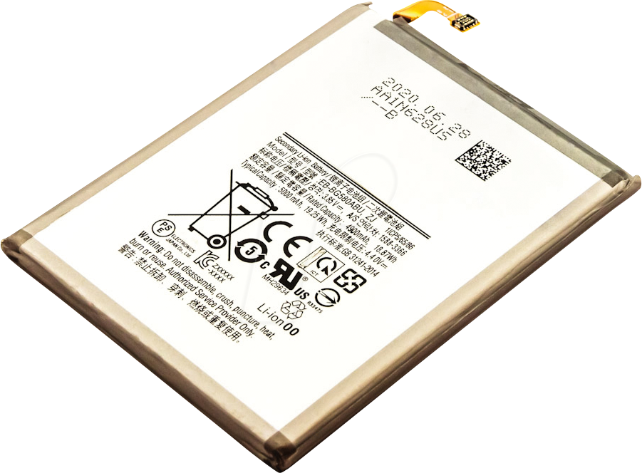 AKKU 13418 - Smartphone-Akku für Samsung-Geräte, Li-Po, 4900 mAh