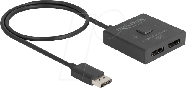 DELOCK 18906 - 2-Port Switch, DisplayPort
