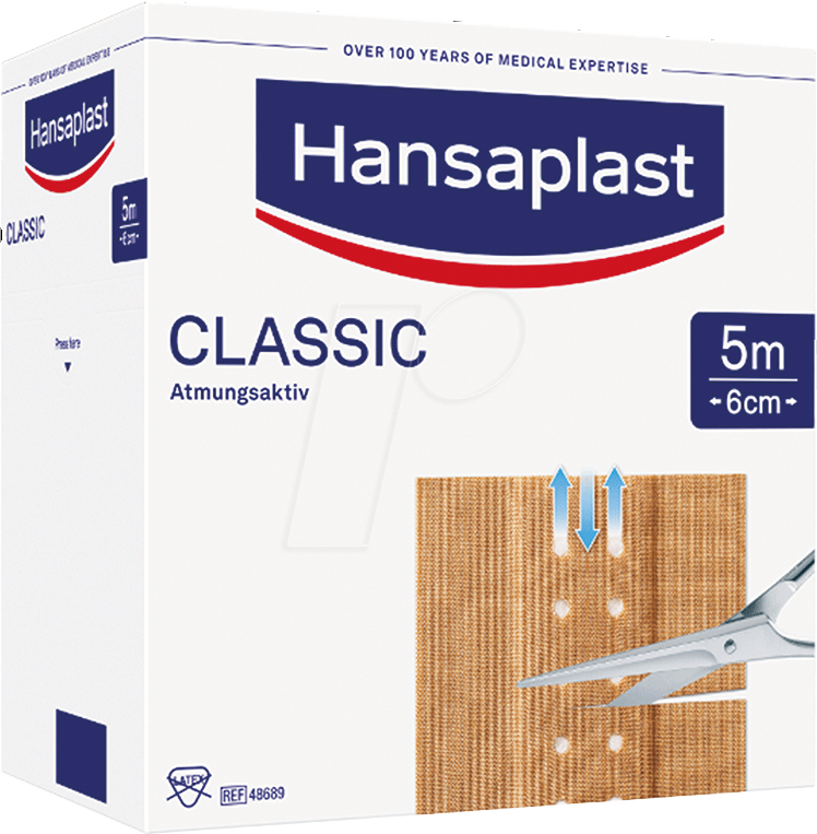 Thumbnail - HNP CL 5MX6CM - Hansaplast Classic Standard 5 m x 6 cm