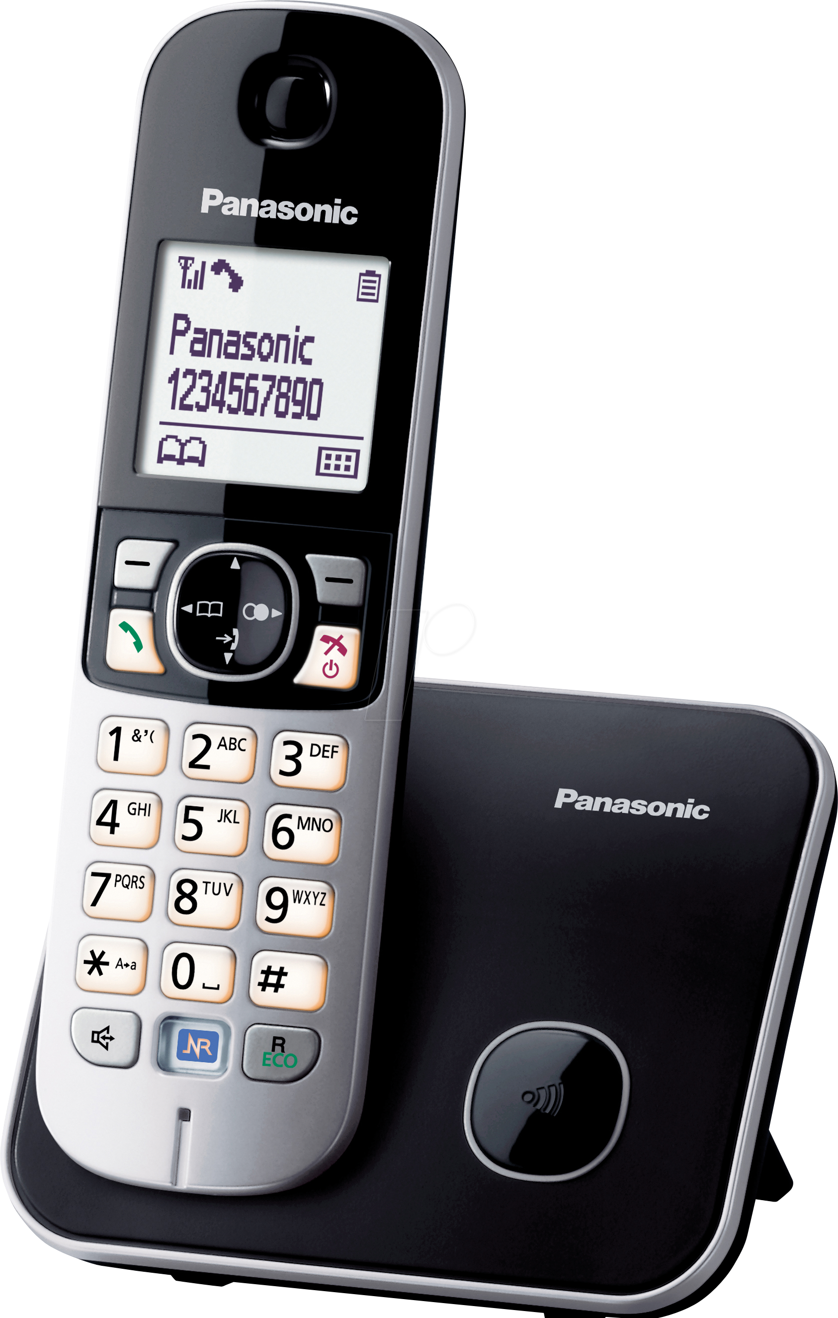 PAN KX-TG6811GB - DECT-Telefon, schwarz