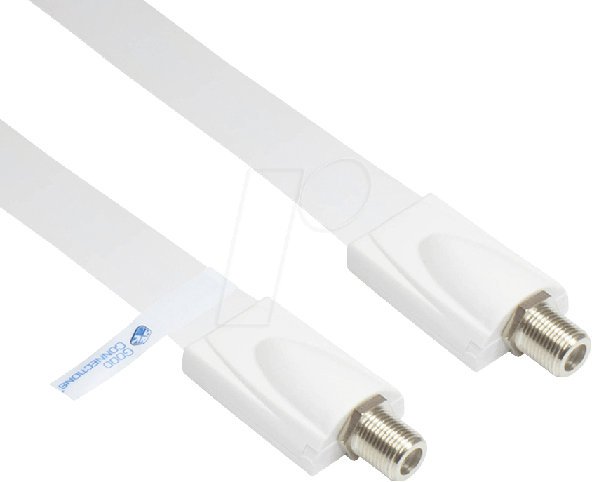 GC S-1000QW - SAT Fensterdurchführung, F-Buchse, 0,265 m, weiß