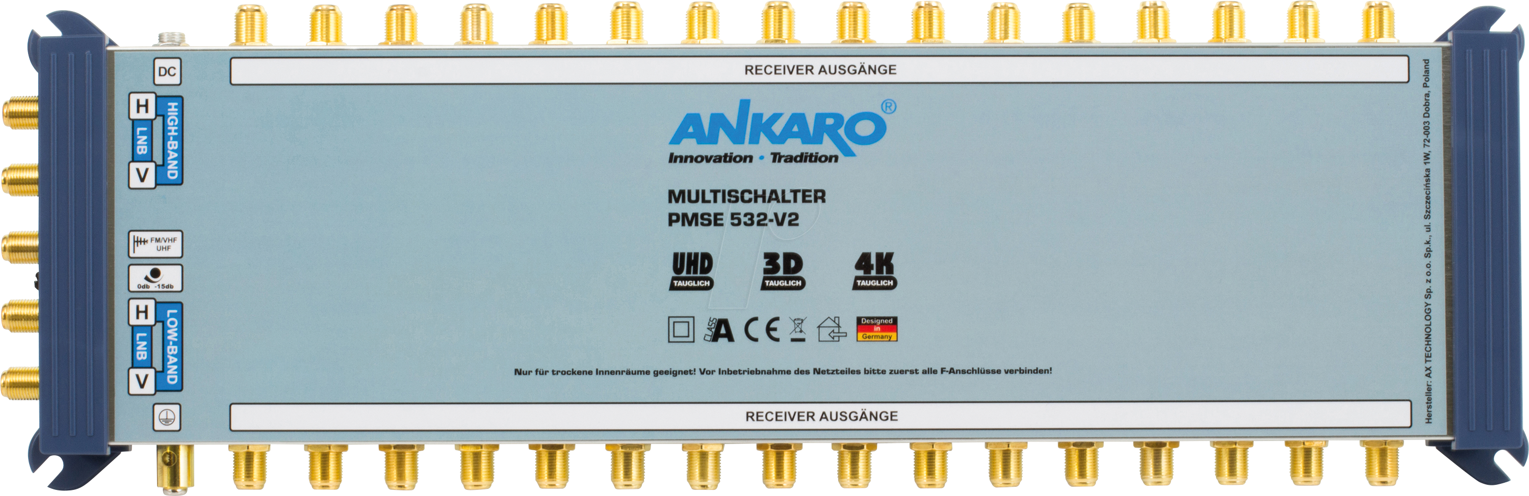 ANK PMSE-532-V2 - Multischalter 5 in 32, Terrestrik regelb.