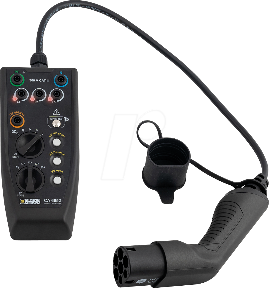 CHAU P01191309 - EVSE-Adapter CA 6652, für E-Mobility- Ladestationen, Typ 2