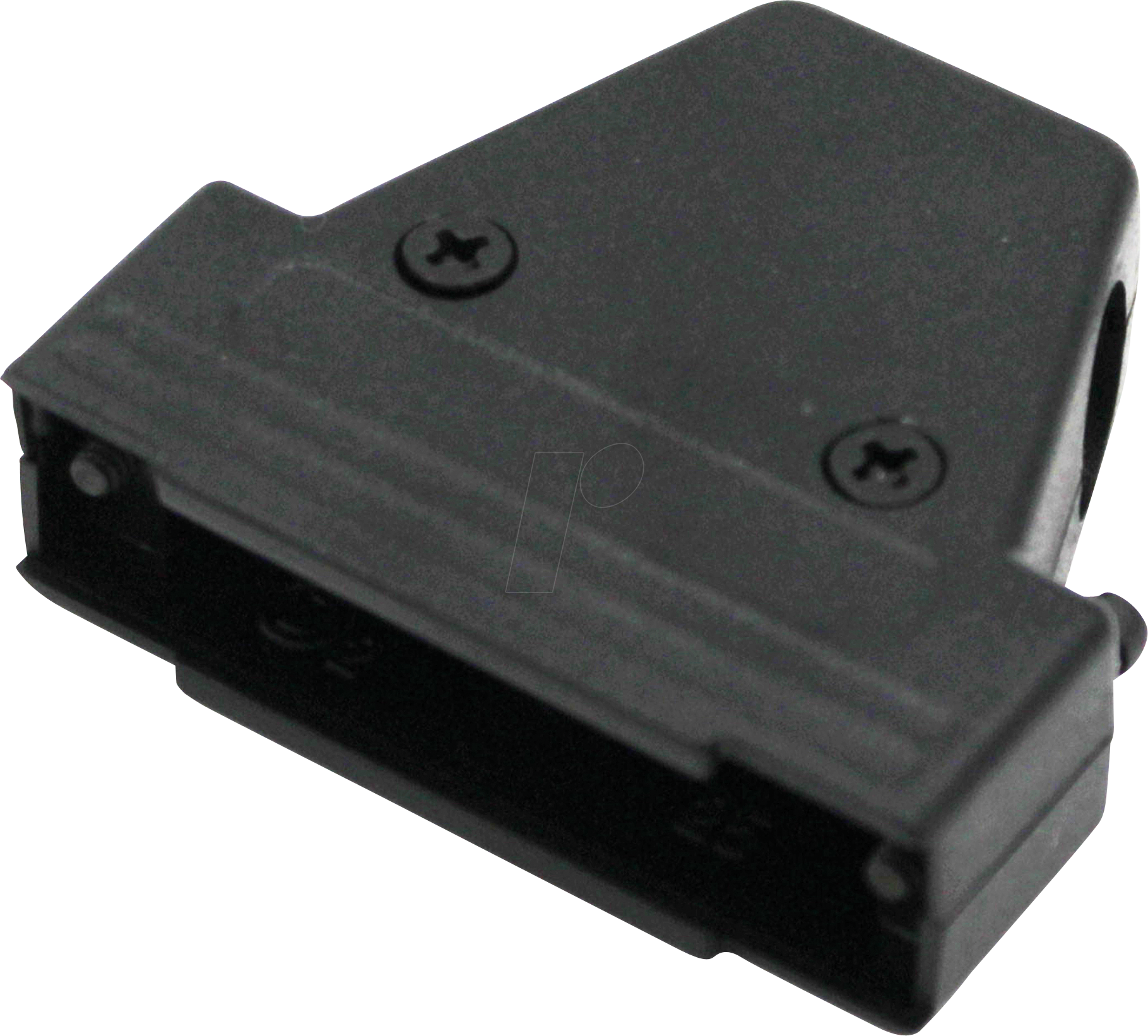 MHTRI-P-9-K - D-Sub Kappe, 9-polig, gewinkelt/gerade, schwarz