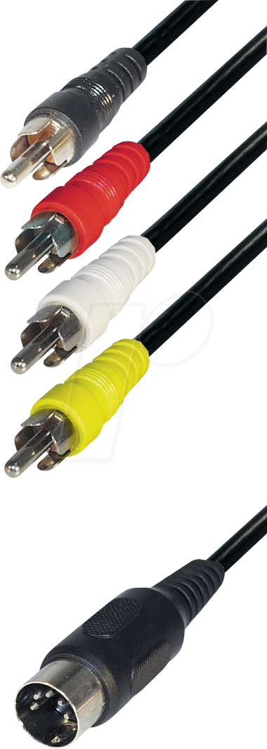 MATR A30L - Audio Kabel, 5-pol DIN auf 4x Cinch, 1,5 m