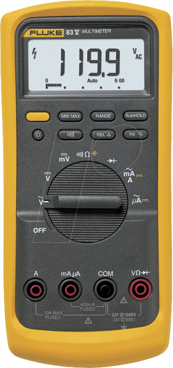 FLUKE 83V - Multimeter 83V, digital, 6000 Counts