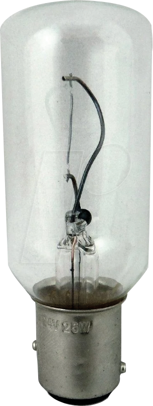 SCHI 267039800 - Glühfadenlampe, T25x70, 24 V, 25 W, BAY15d