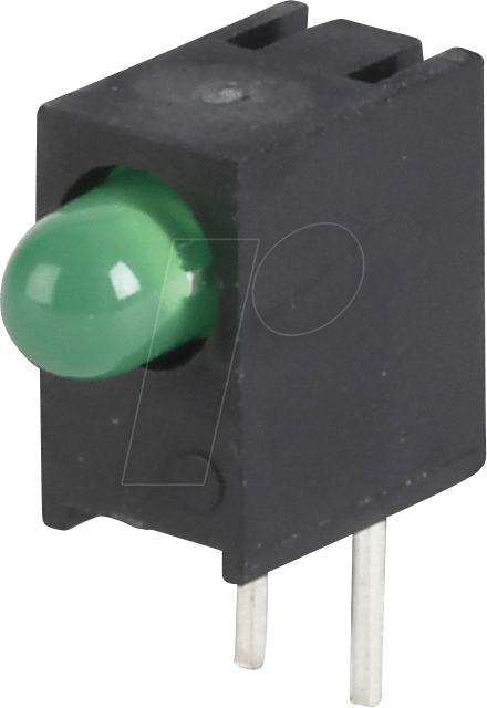 KBT L-710A8EW/1G - LED-Baustein, grün, 3 mm, 20 mcd, 40°