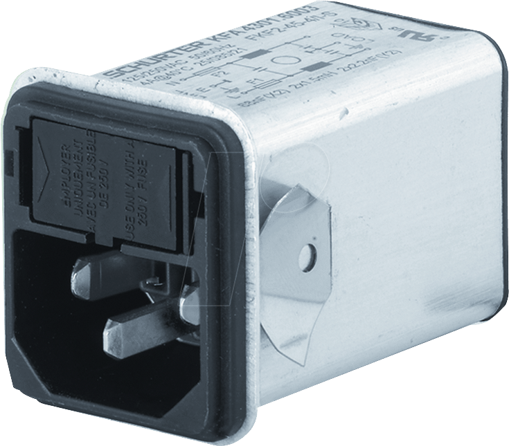 KFA 4A SN - Entstörfilter ohne Sicherungshalter, 4 A, C14