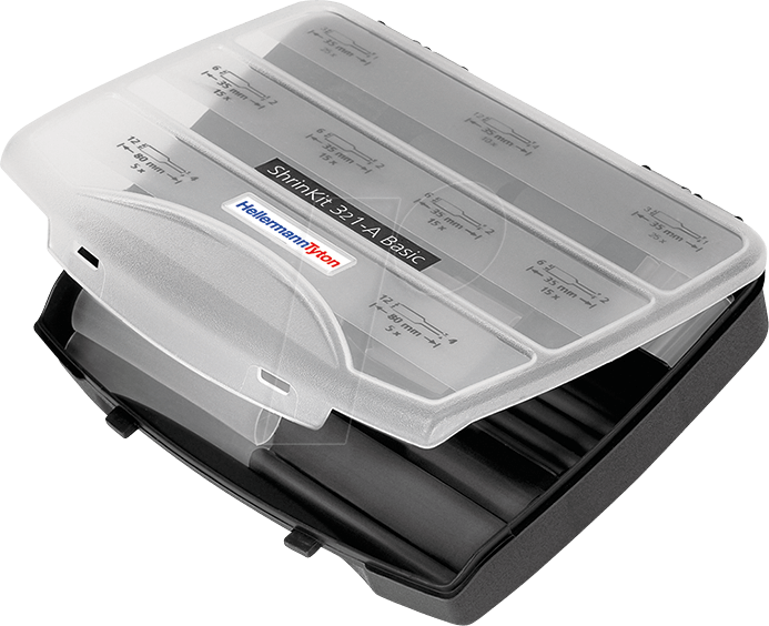 HT 380-03004 - Warmschrumpfschlauchset 3:1 Basic mit Innenkleber schwarz