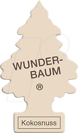 Thumbnail - KFZ 153204 - KFZ - Lufterfrischer, Wunderbaum, Kokosnuss