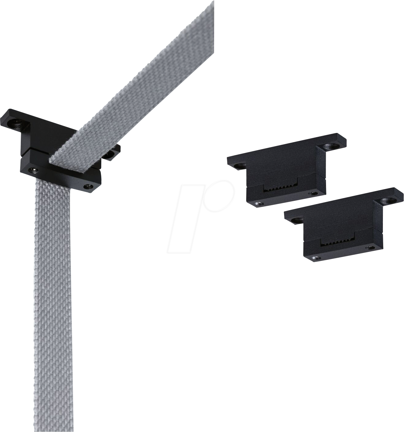 PLM 94622 - Uline Gurt-Halter, schwarz, 2er Pack