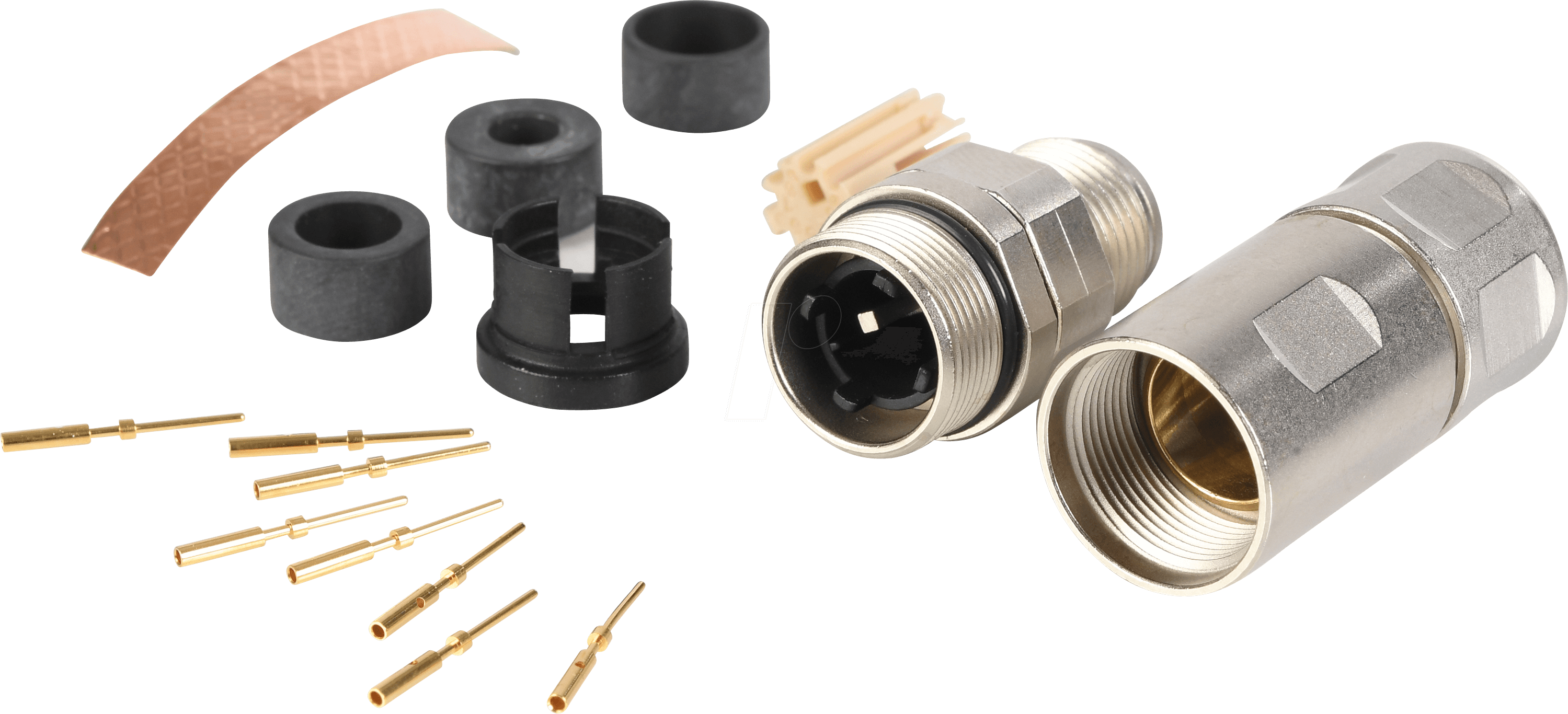 CONEC 43-00418 - SAL M 12, 8-pol, Stecker, gerade