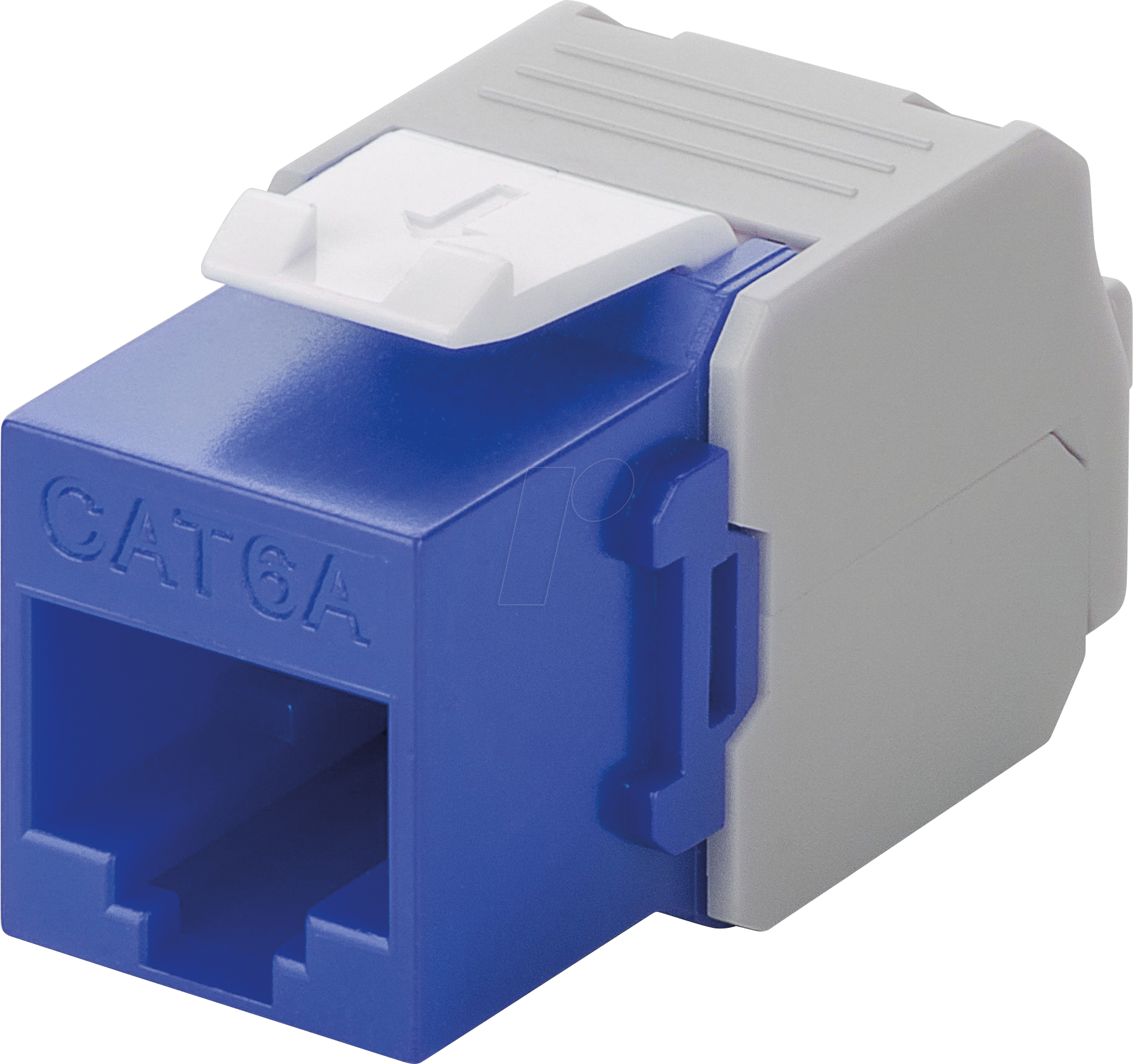 GOOBAY 90688 - Keystone Modul Cat.6a UTP, RJ45 Buchse / LSA, blau