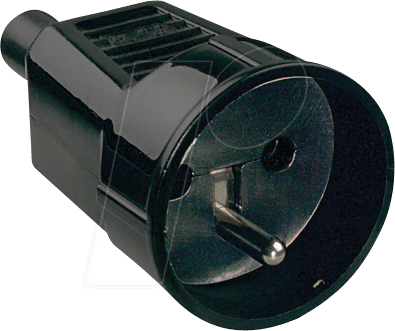 BACH 912.173 - Kupplung, Typ E - CEE 7/5, 16 A, schwarz