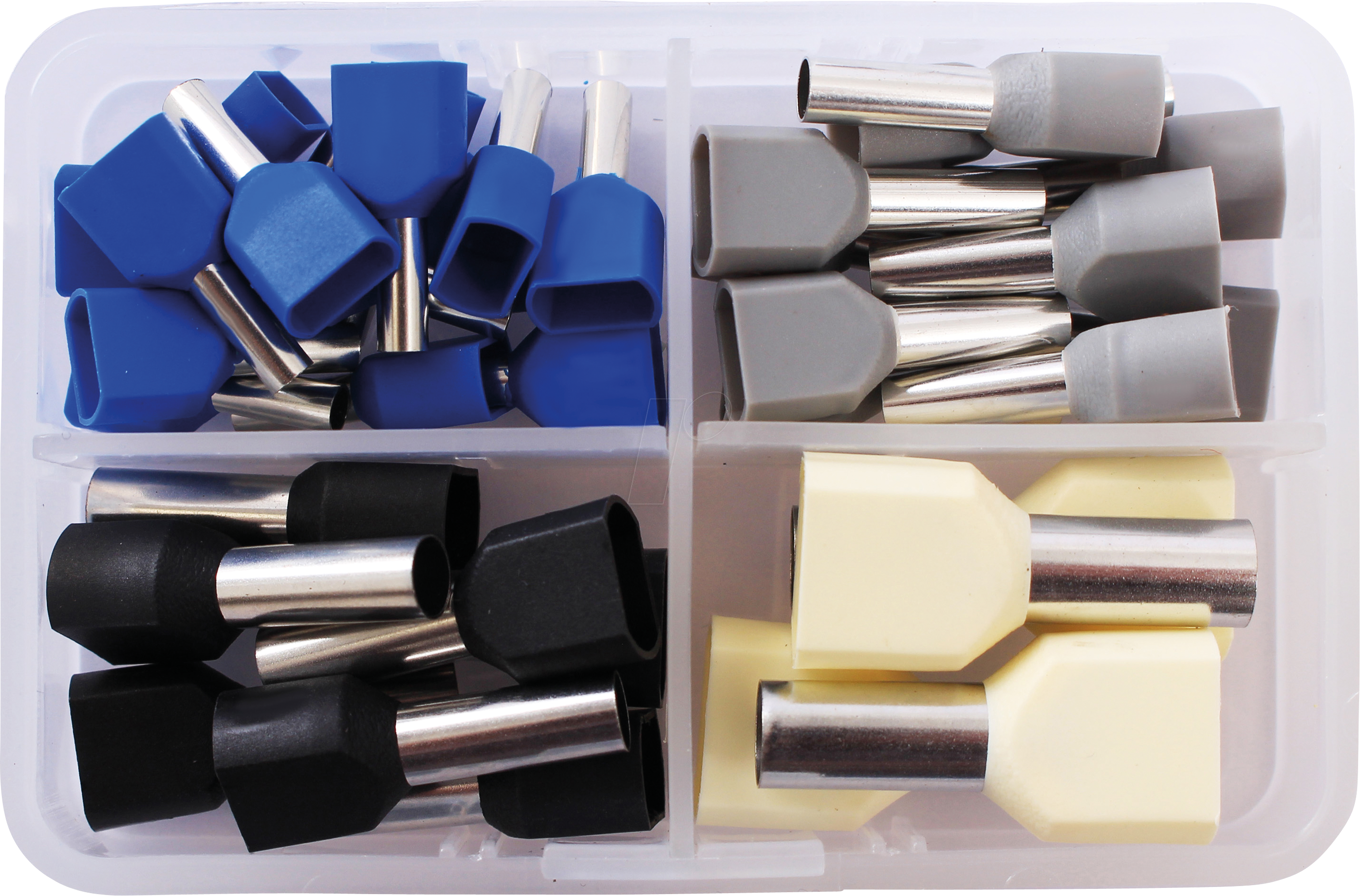 QUAD 2010C395 - Aderendhülsen-Set Duo, 36 Stück, 2,5 - 10 mm²