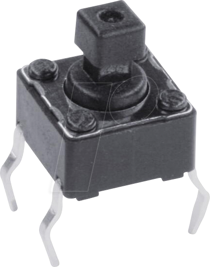 DIP DTS-644K - Kurzhubtaster, Printmontage, 1 Schließer, 6 x 6 x 7,3 mm