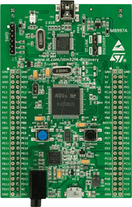 STM32 F407GDISC1 - Discovery Kit, ST In Verbindung mit PC USB