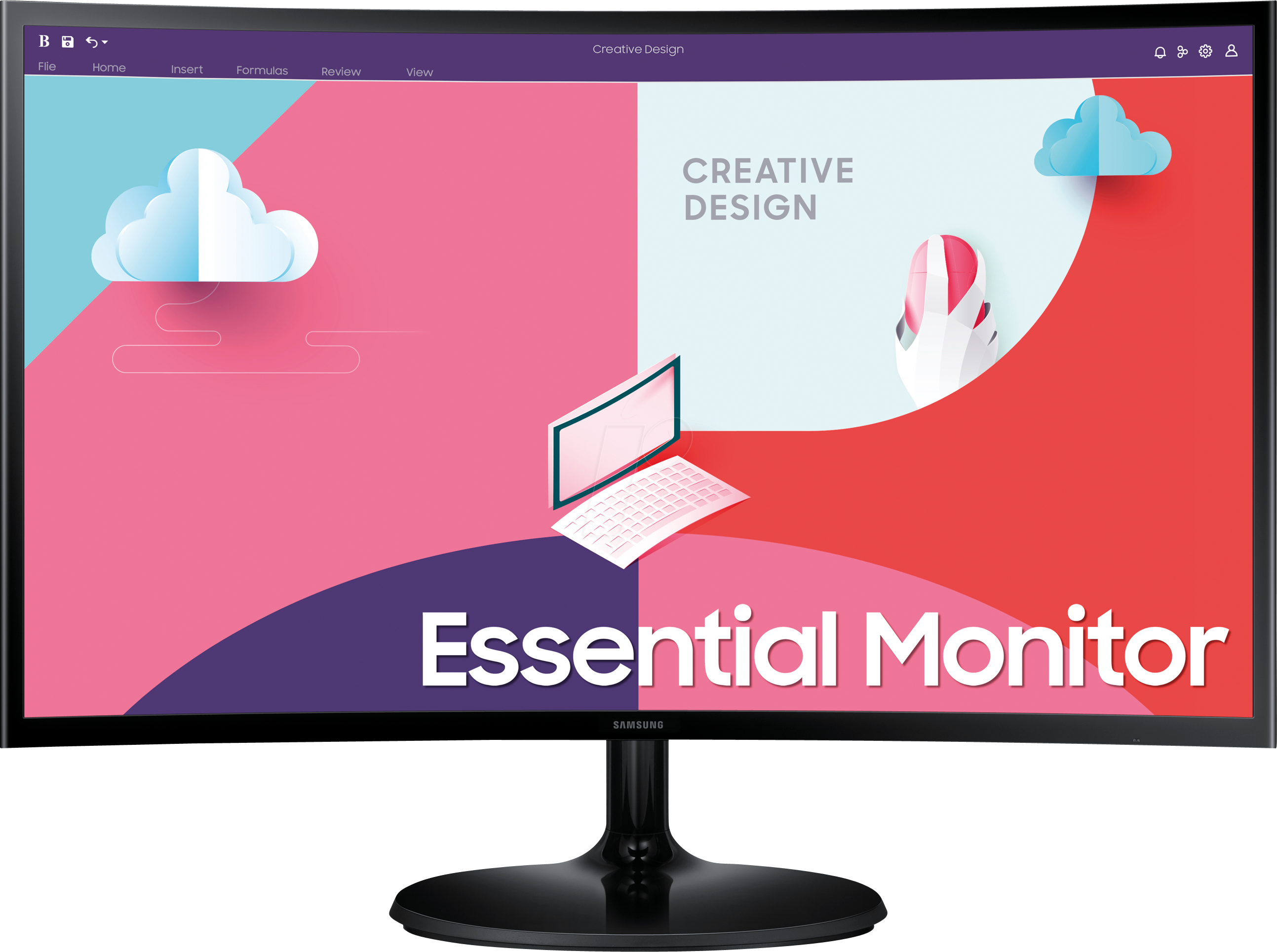 Thumbnail - SM S27C364EAU - 61cm Curved Monitor, 1080p