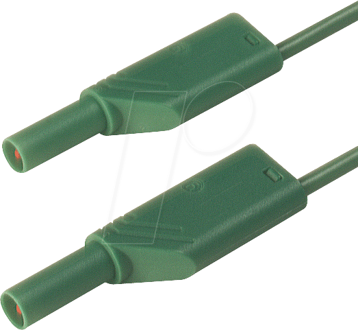 Thumbnail - MLS WS 200-2 GN - Messleitung, 2,5 mm², 2,0 m, grün, gesichert, stapelbar