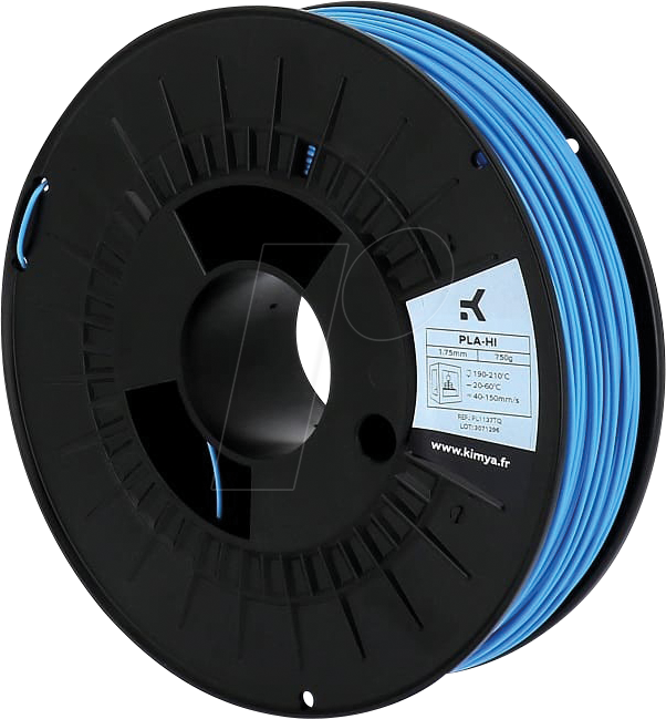 KIMYA PL1137TQ - Filament, PLA-HI, Blau, 1,75 mm, 750 g