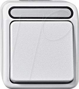 EL ME 31168019 - Aquastar, Aus- / Wechsel-Schalter, 1-polig, polarweiß