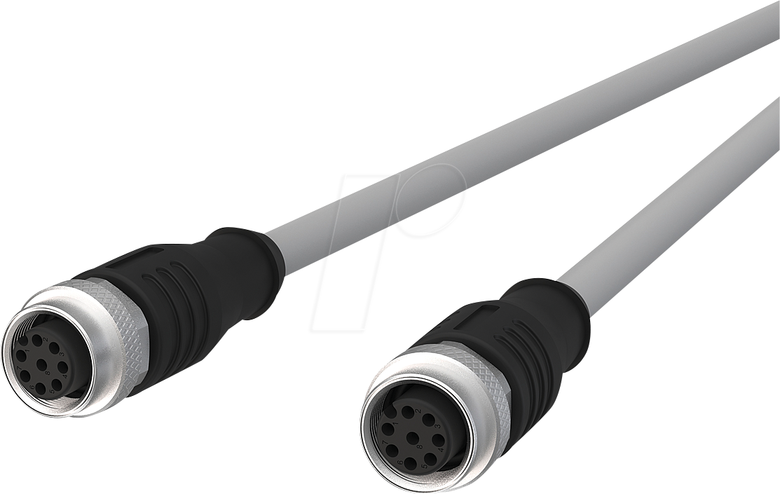 MC 142MNA22020 - Sensorleitung, M12, 8 pol, Ku > Ku, 2 m