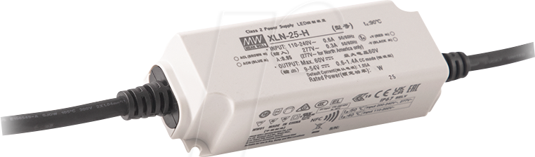 Thumbnail - MW XLN-25-12 - LED-Netzteil, 25,2 W, 12 V, 2,1 A
