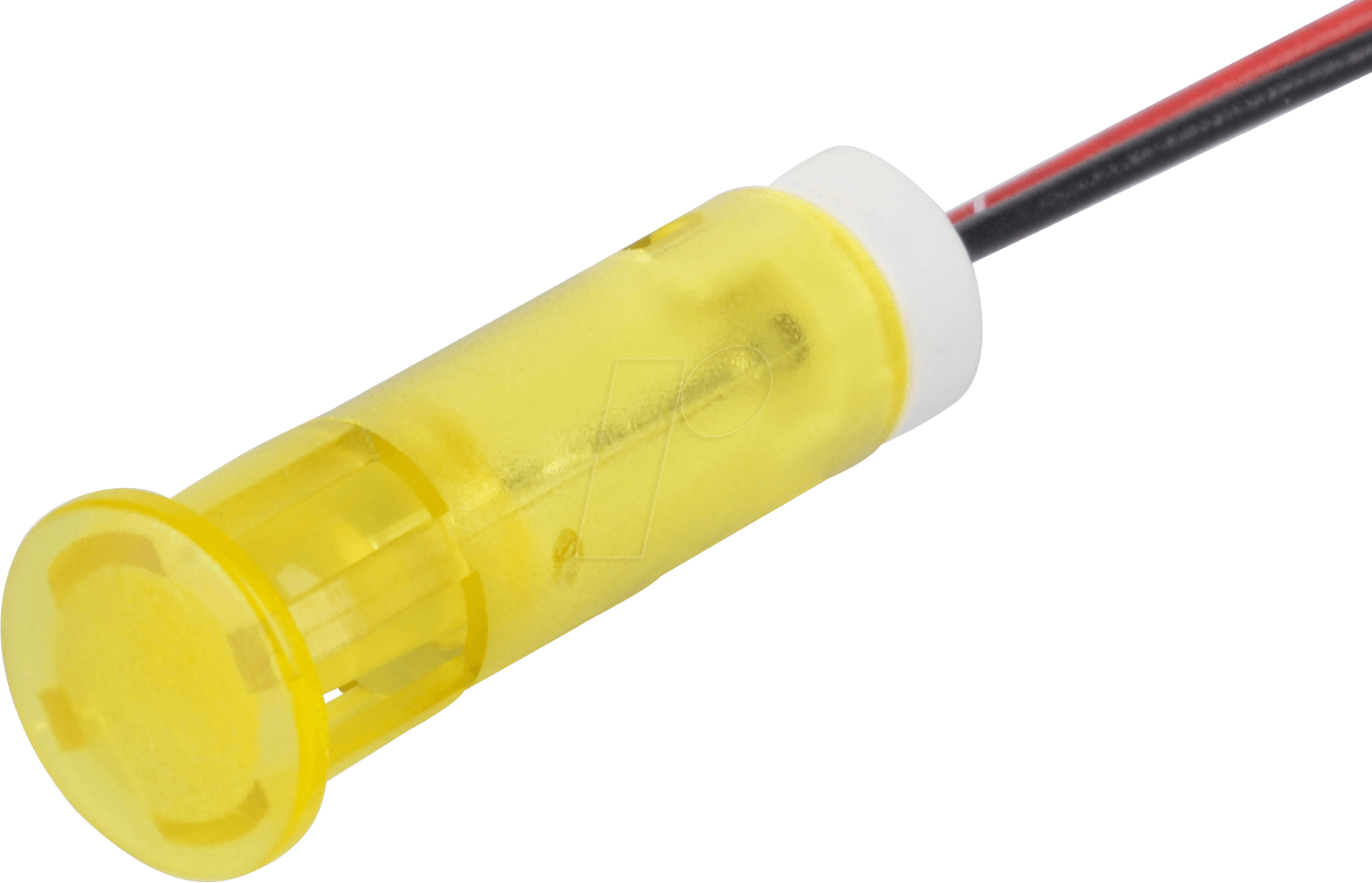 APM QS83 Y12 - LED-Signalleuchte, gelb, 12 V, Ø 8 mm, rund, bedrahtet
