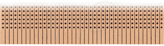 UP 720HP - Streifenrasterplatine, Hartpapier, 160x100mm