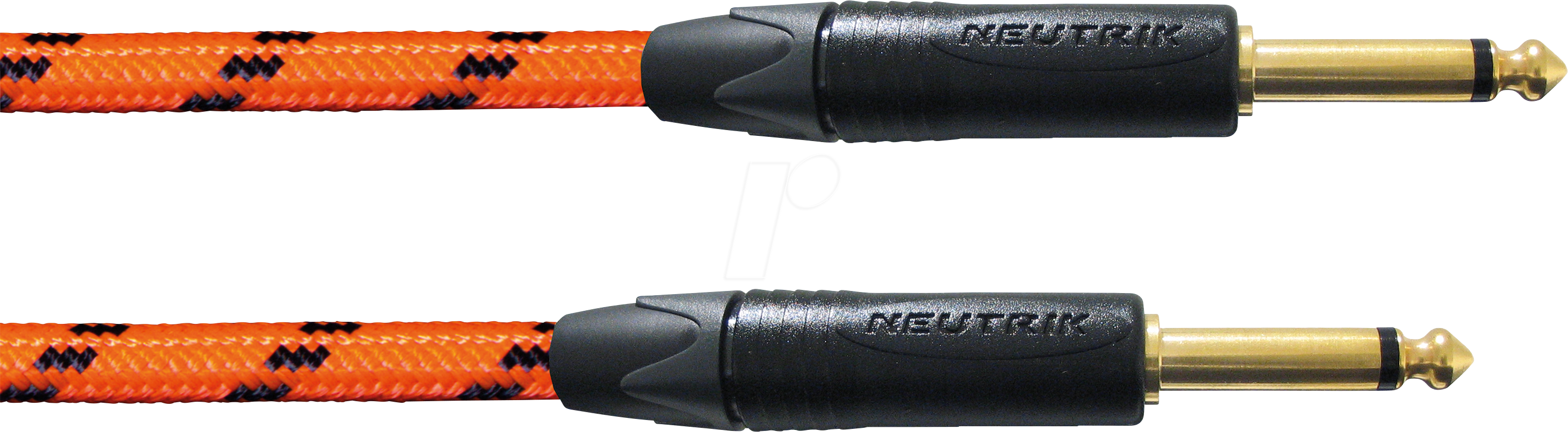 BLACKLIGHT 3PPO - Instrumentenkabel BLACKLIGHT PP, 3 m, orange, 6,3 mm Klinke Mono