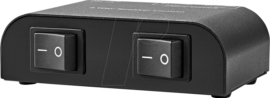 N ASWI2602BK - Lautsprecher Umschaltpult, 2 fach, Anschlussklemmen