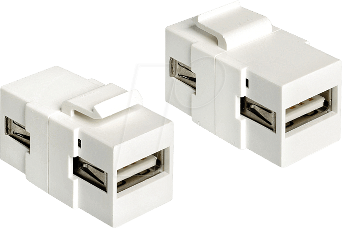 DELOCK 86317 - Keystone Modul USB 2.0 A-Buchse > A-Buchse