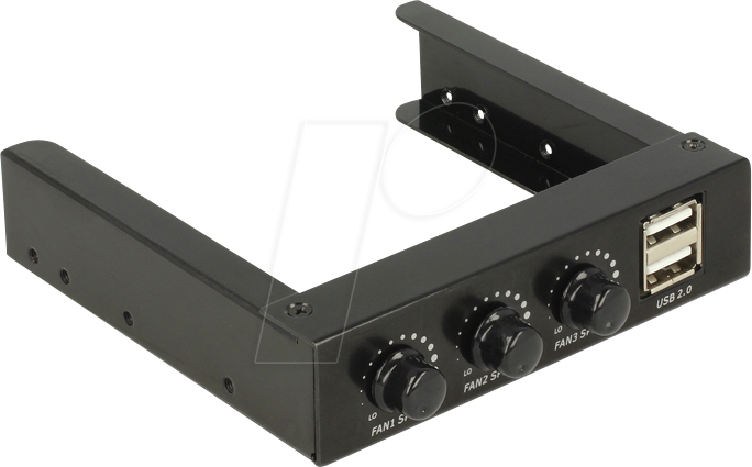 DELOCK 62714 - Frontpanel, 3.5'', 2 x USB 2.0, Lüftersteuerung