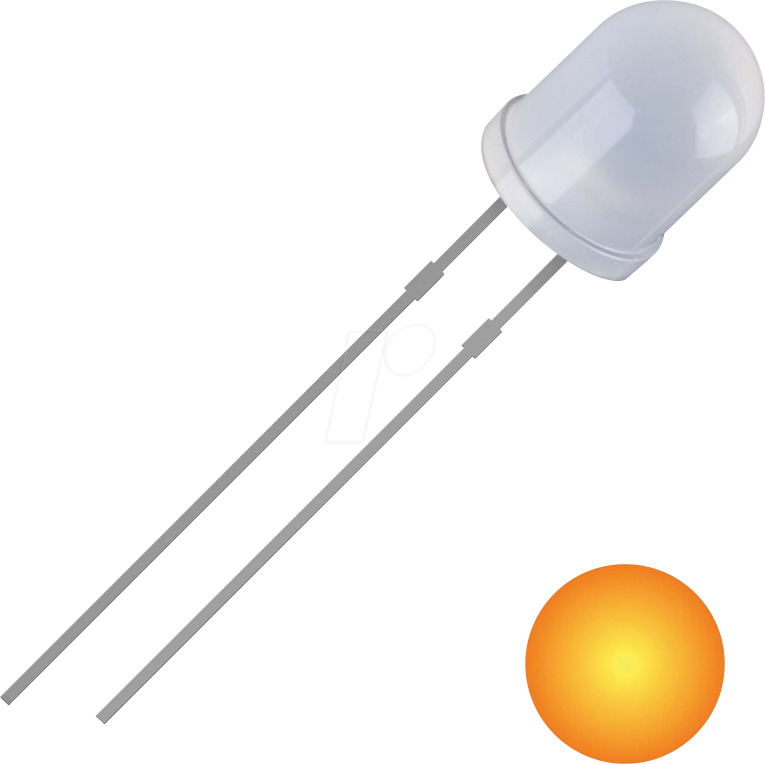 QUAD 2111O171 - LED, 5 mm bedrahtet, gelb, 700 mcd, 30°