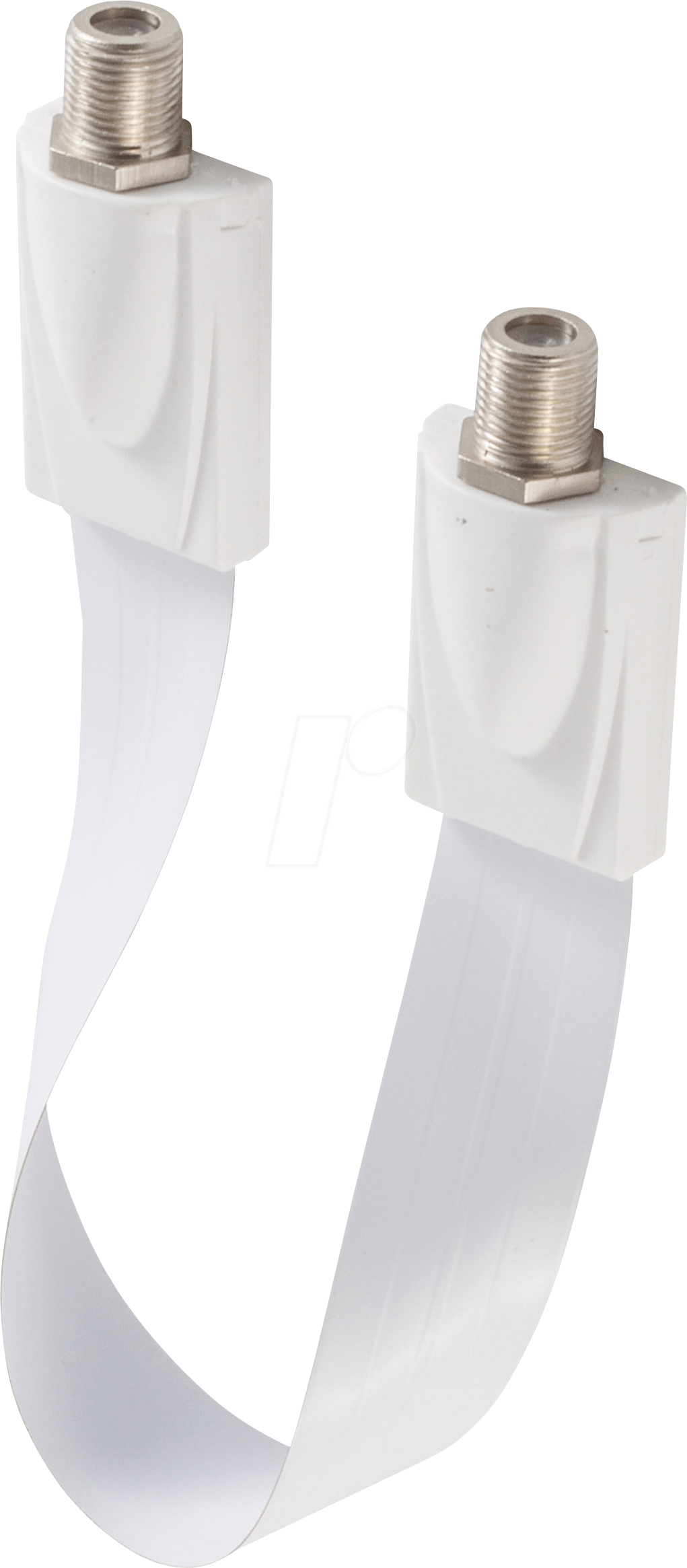 SHVP BS86377 - Fensterdurchführung, F-Buchse, weiß, slim