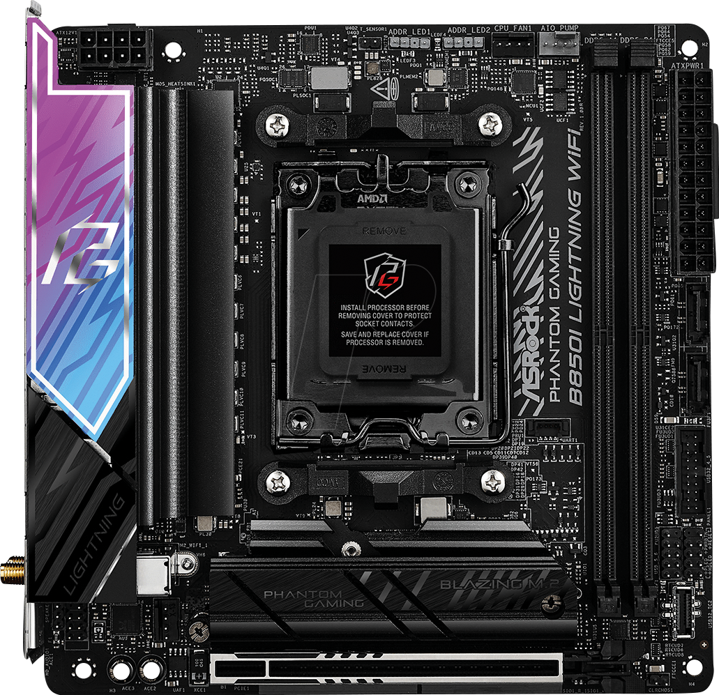 ASR 90MXBQR0 - ASRock B850I PG Lightning WiFi (AM5)