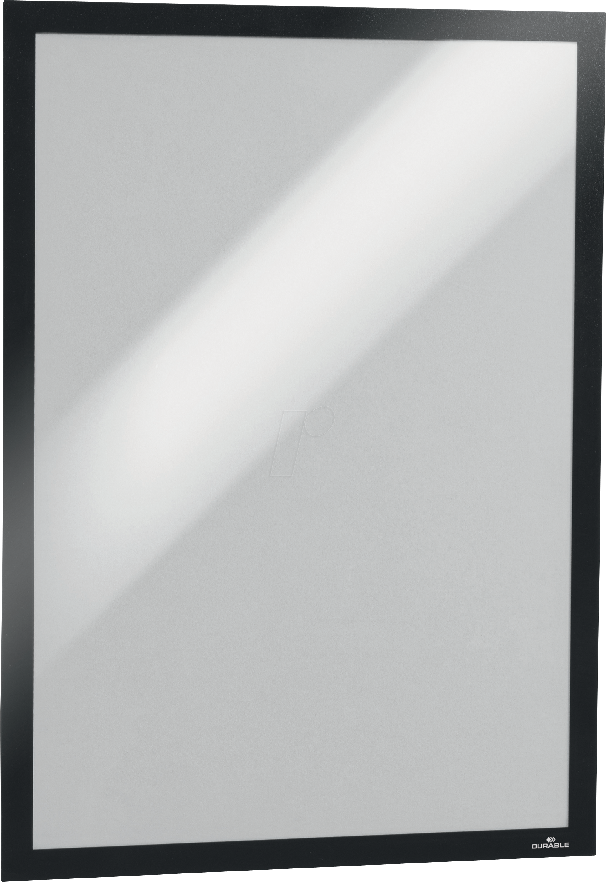 DURABLE 487301 - Info-Rahmen, A3, selbstklebend, aufklappbar, schwarz, 2 Stück