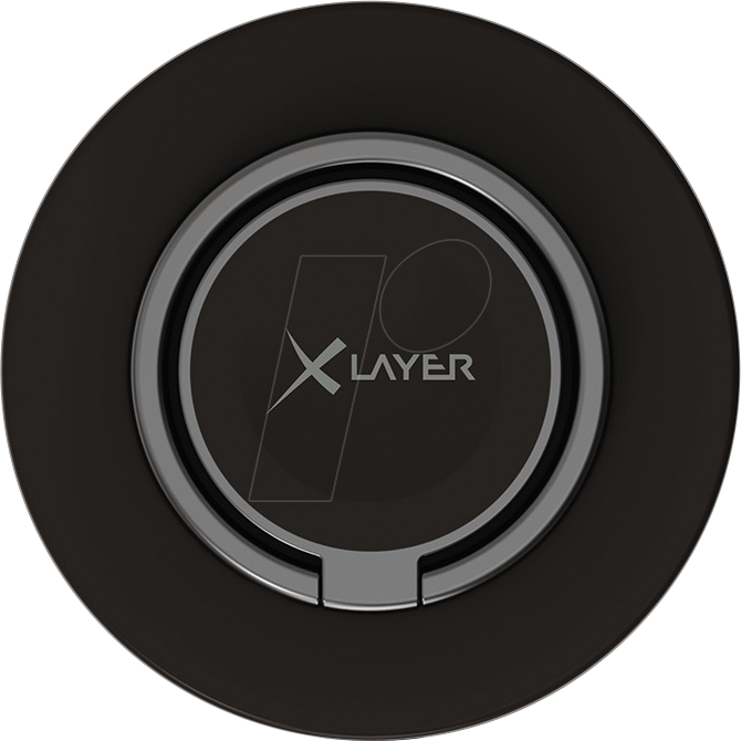 XLAYER 220312 - Magnet-Ladegerät, schwarz, iPhone / Apple Watch