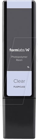 FORM KH KL 1L F2 - 3D Druck, Kunstharz, klar, 1l, für Form 2/3/3B