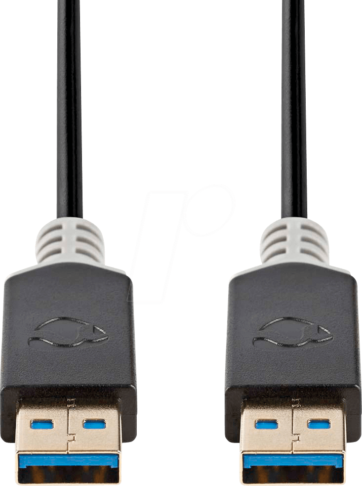 N CCBW61000AT20 - USB 5 Gb/s Kabel, A-Stecker > A-Stecker, 2 m, Anthrazit